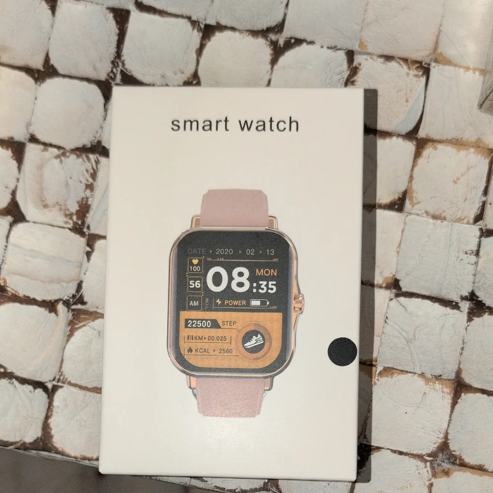 Smartwatch with Black Strap